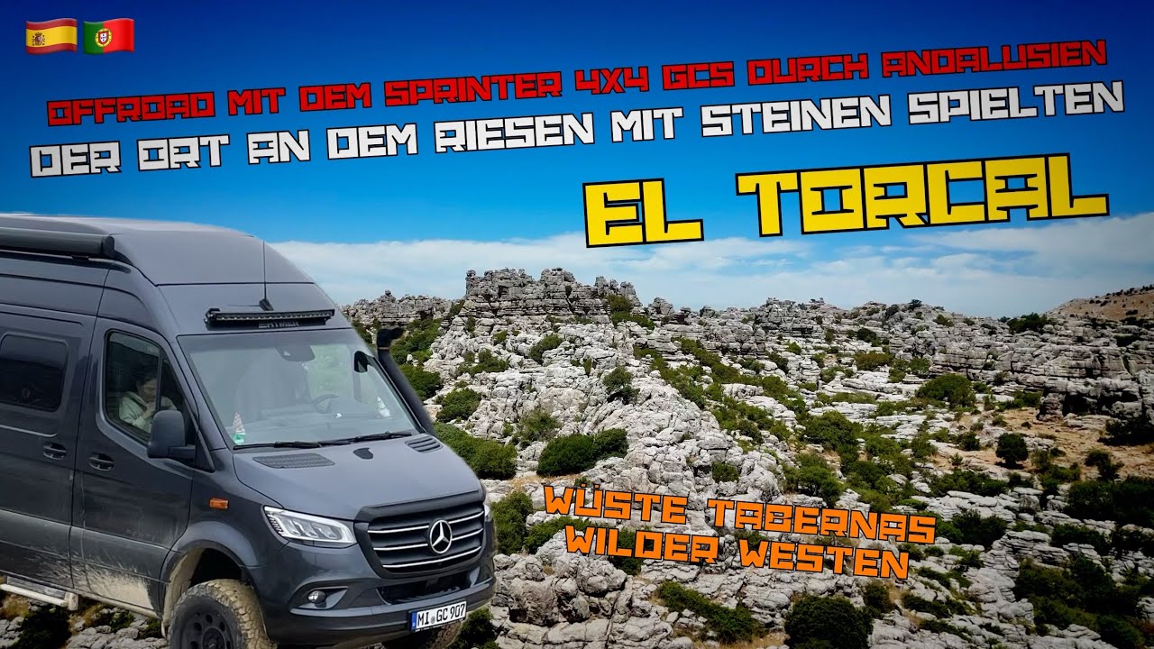 Sprinter 4x4 GCS | Naturpark El Torcal | Wilder Westen in der Wüste Tabernas | #4 