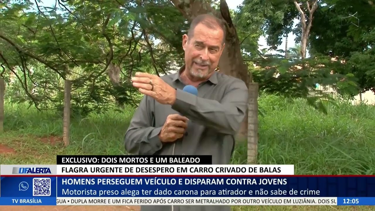 DF ALERTA - Homens perseguem ve&iacute;culo e disparam contra jovens