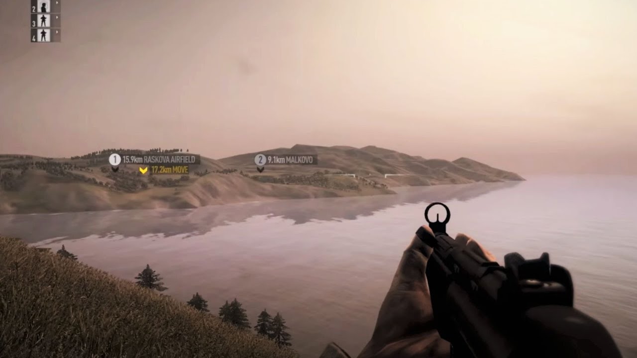 HOW BIG IS THE MAP in Operation Flashpoint: Dragon Rising? Run Across the Map