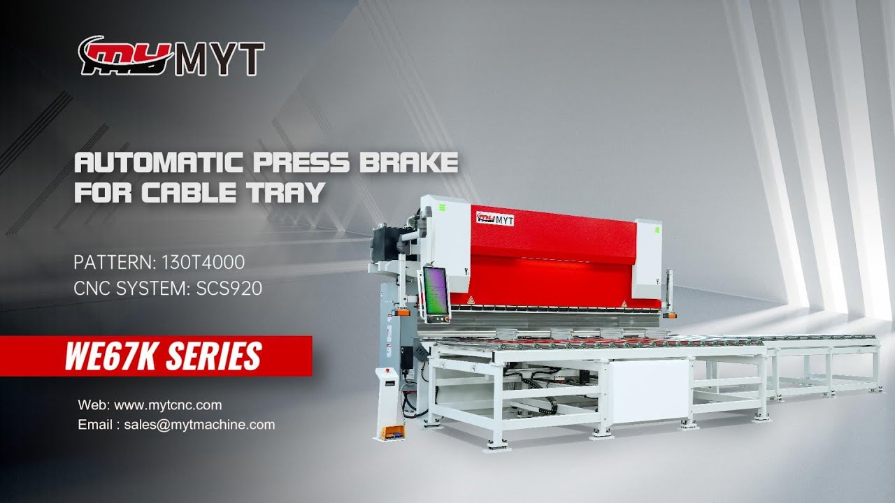 MYT® 130T4000 Automatic Bending CNC Press Brake For Cable Tray