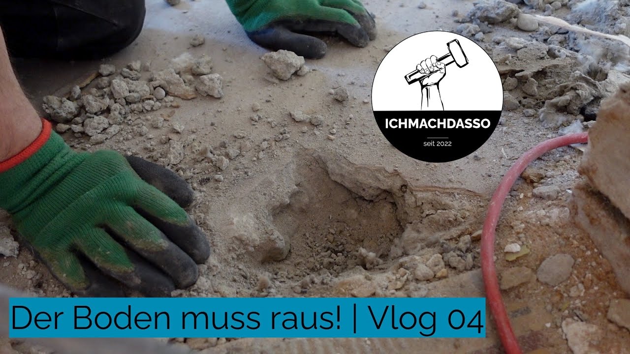 Vlog 04 Keine Bodenplatte vorhanden 🤔 | ICHMACHDASSO