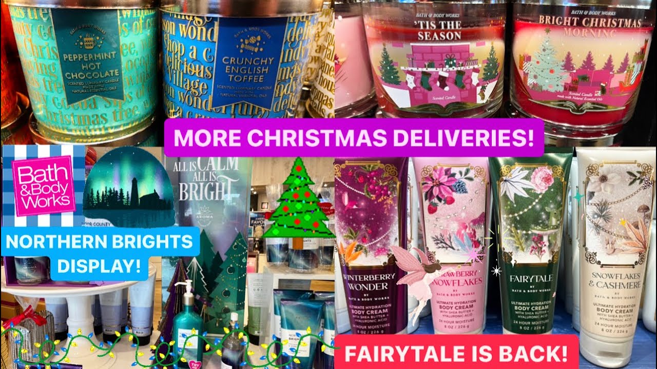 NEW CHRISTMAS IN STORE! Fairytale Is Back! Candles | Northern Brights | Bath & Body Works