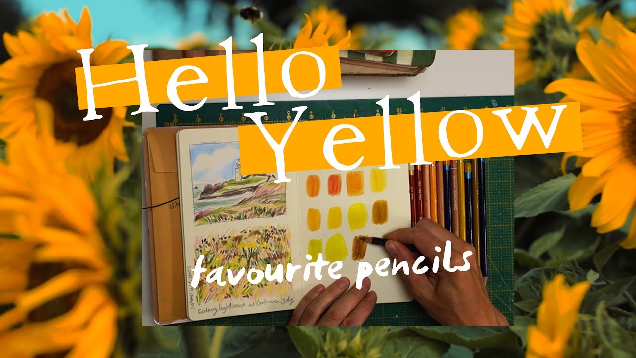 Sharing my favourite Yellow pencils and sketches