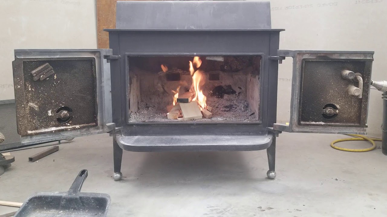 Snowy morning and a nice fire in the shop.