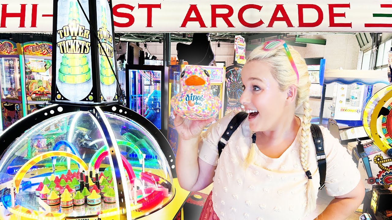 Testing the Jackpots at the Valleyfair Hi-Test Arcade!