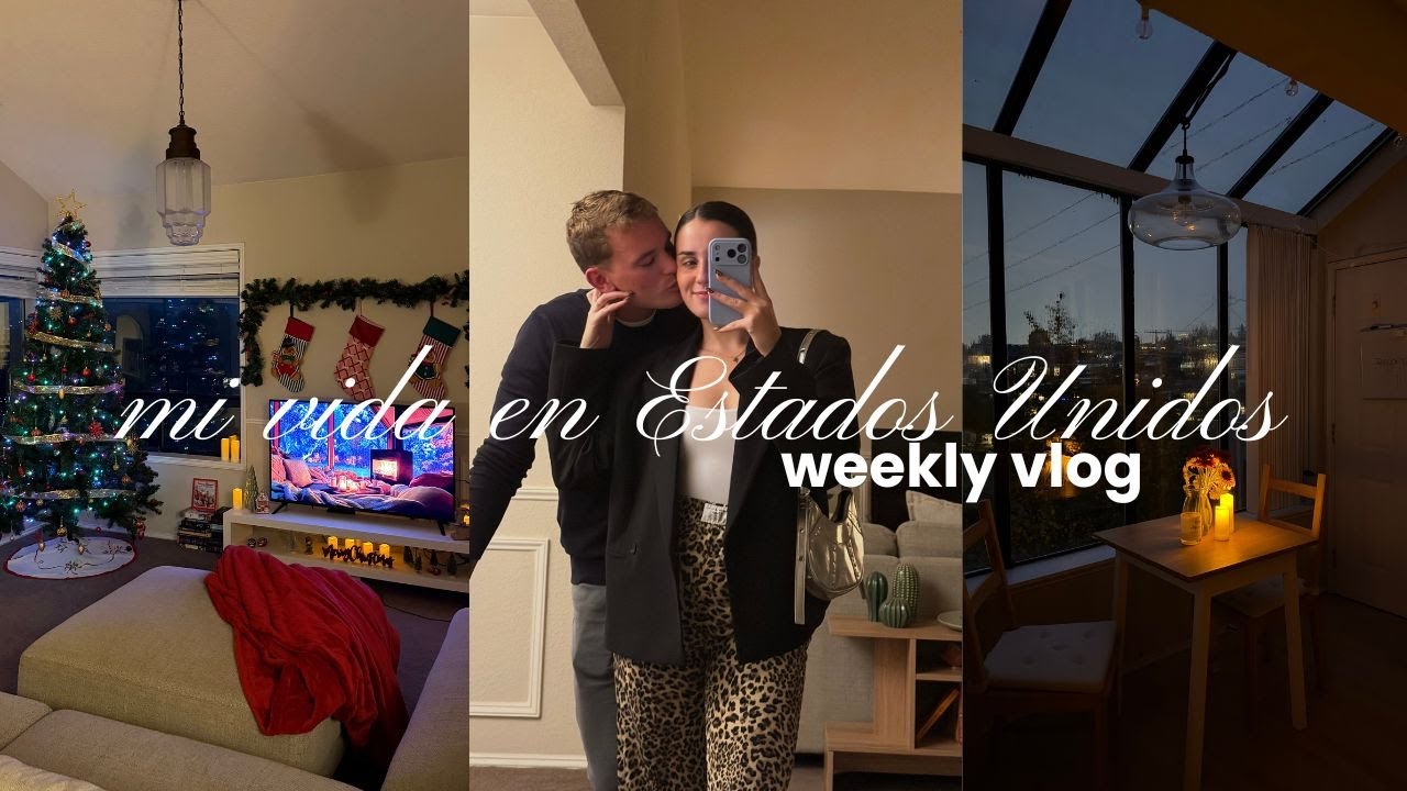 Una semana conmigo viviendo en Estados Unidos 🇺🇸 | trabajo, gym, amigas y pareja