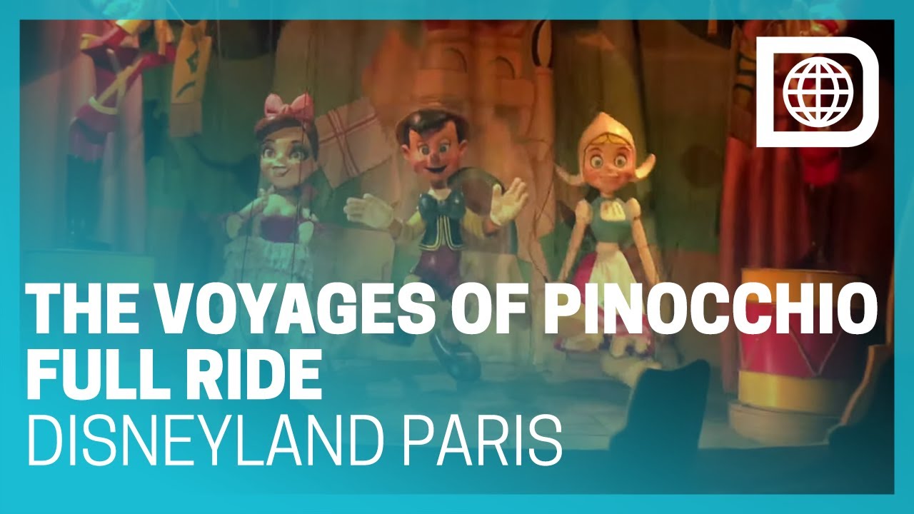 The Voyages of Pinocchio - Full Fantasyland Ride - Disneyland Paris