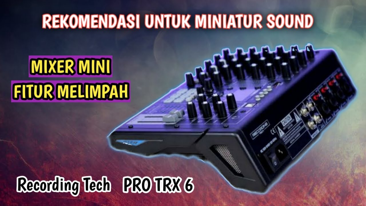 REVIEW MIXER MINI // recording tech, mantap untuk sound rumahan
