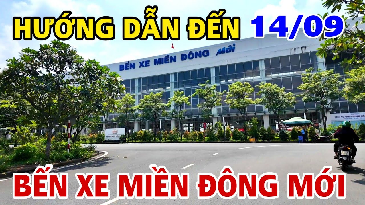 HƯỚNG DẪN ĐẾN BẾN XE MIỀN ĐÔNG MỚI . CHOÁNG NGỢP KHUNG CẢNH BÊN TRONG .