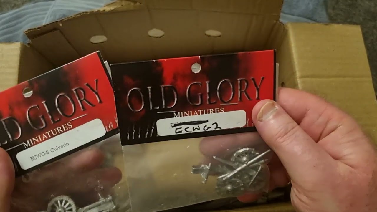 Old Glory Unboxing - an English Civil War project