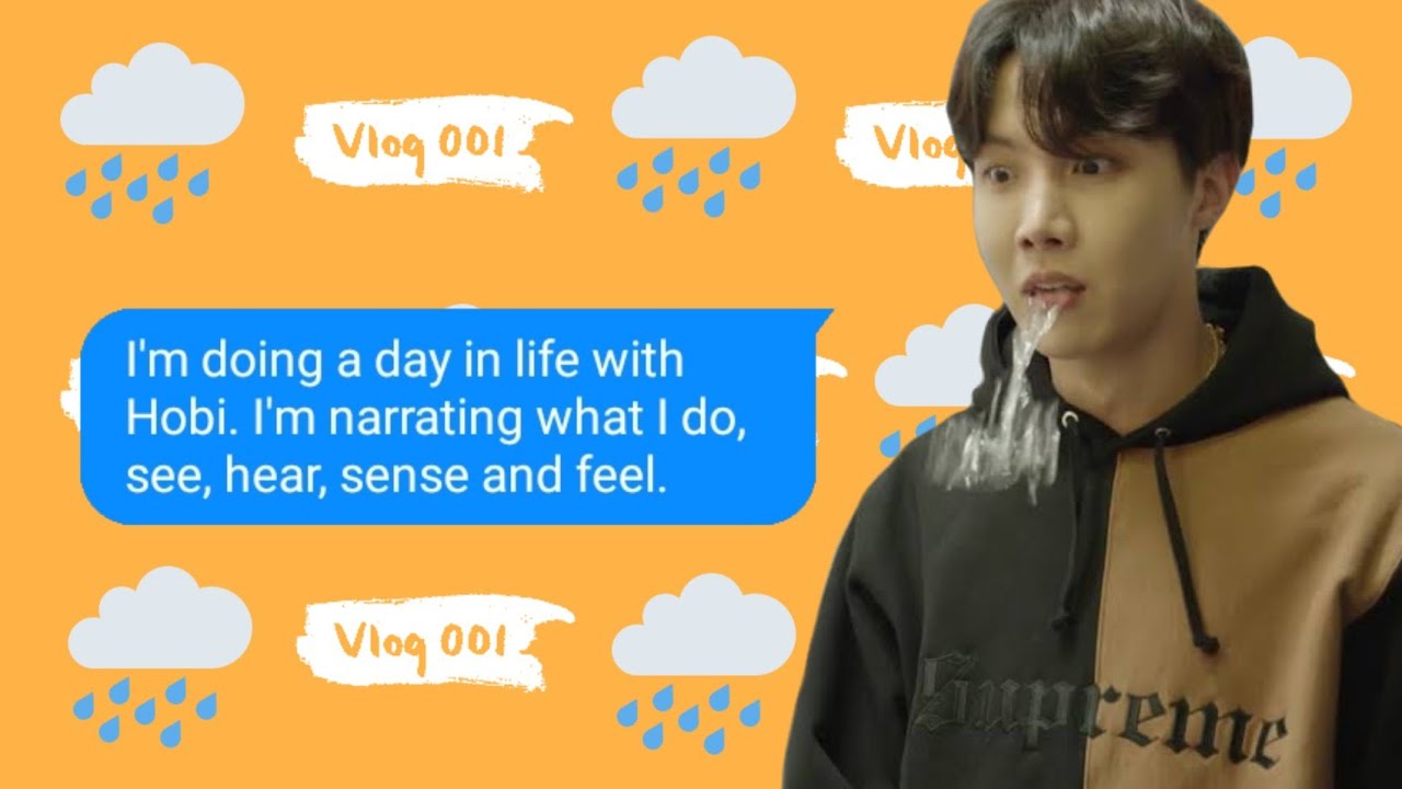 bts texts - a day in life with hobi