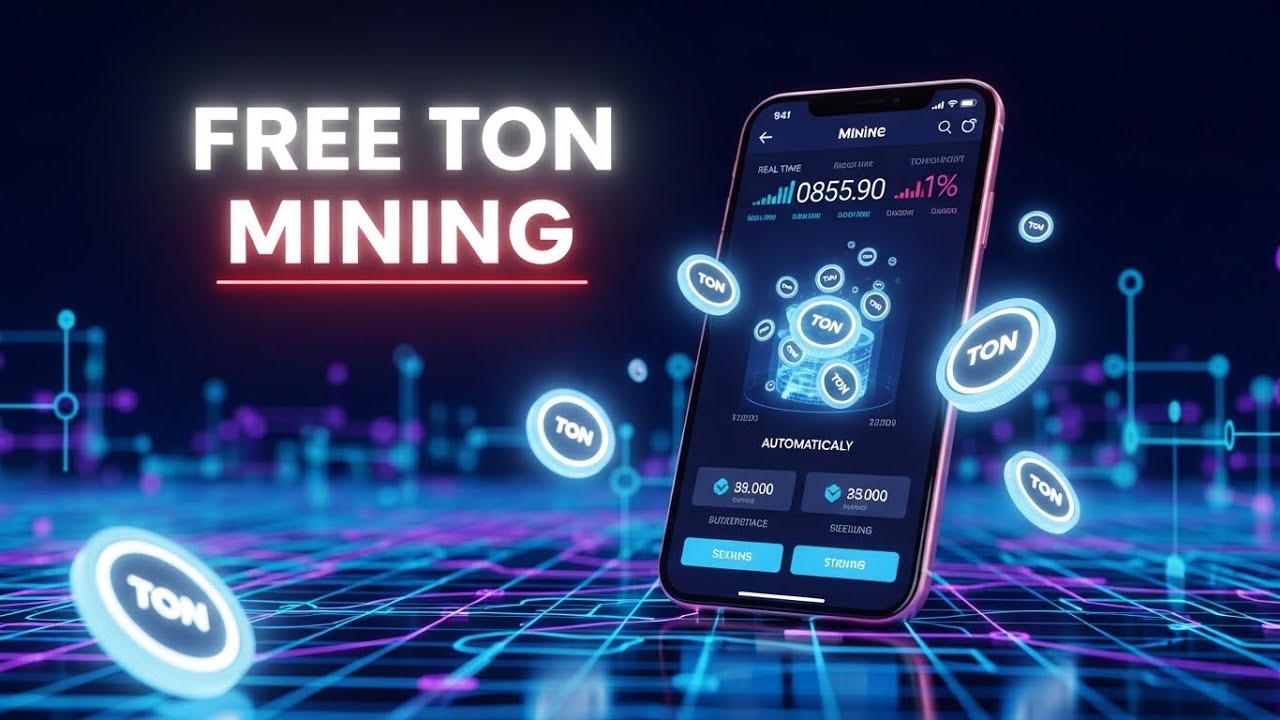 Free Ton Coin Minnig Website 2026 💰| New Crypto Cloud Mining Platform | Free Crypto Mining Platform 