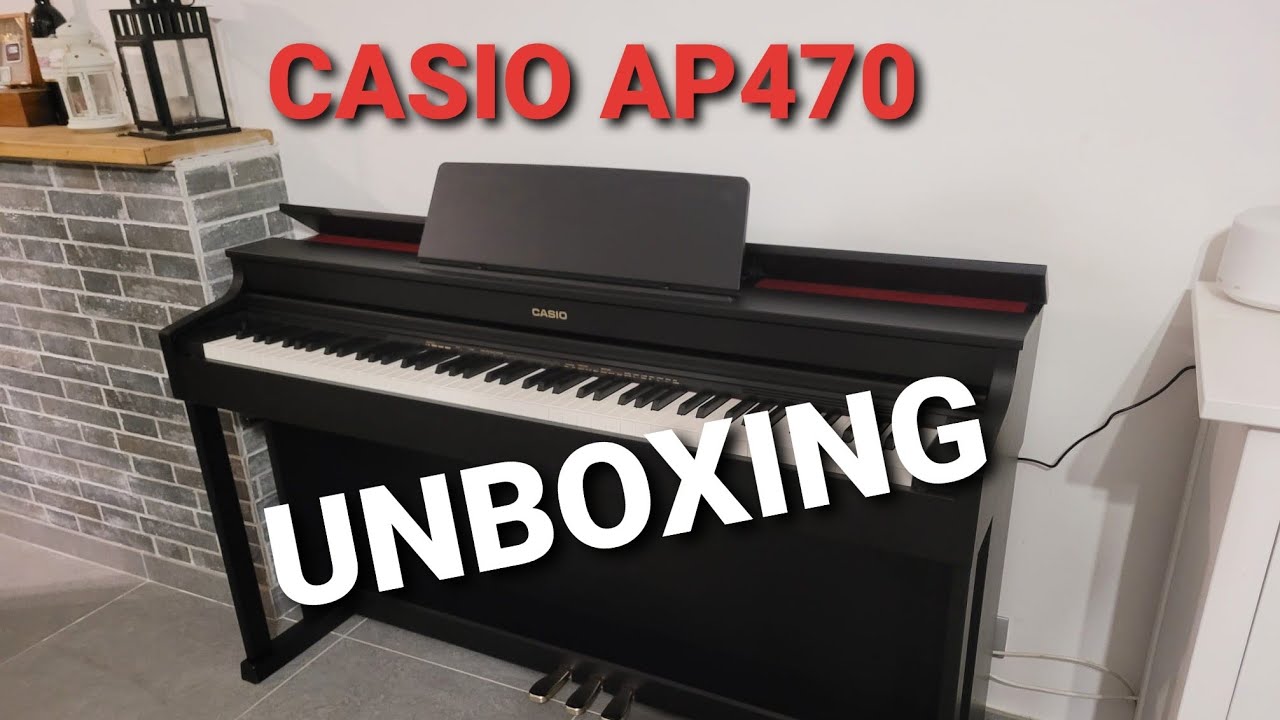 Casio Celviano ap470 - unboxing   and demo ( Ita)