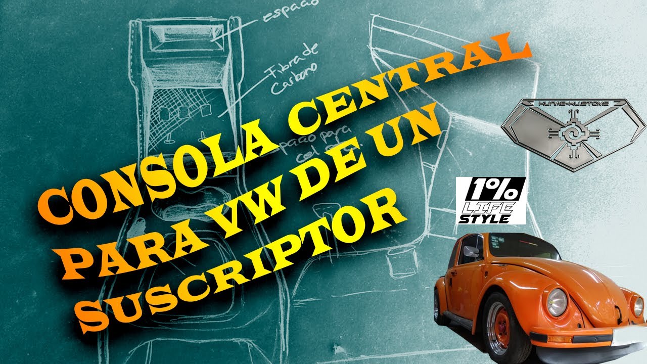 Consola central para VW  bocho de suscriptor !!   DIY  pt1