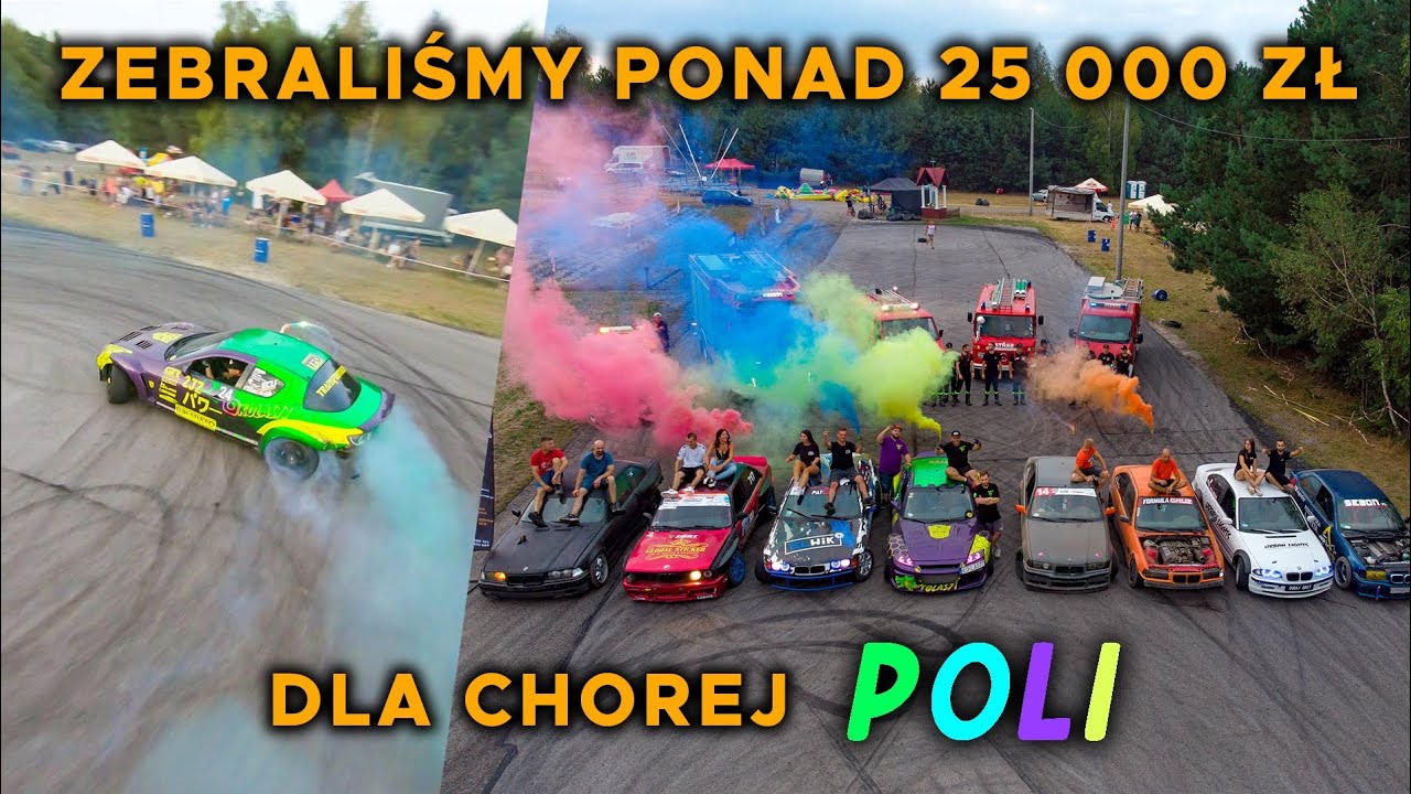 Wyszło genialnie, czyli ** DRIFT SHOW RAKSZAWA dla Poli **