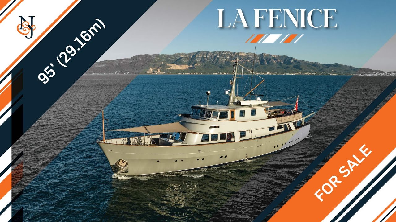 M/Y LA FENICE for Sale | 95' (29.16m) Richards Iron Works Yacht