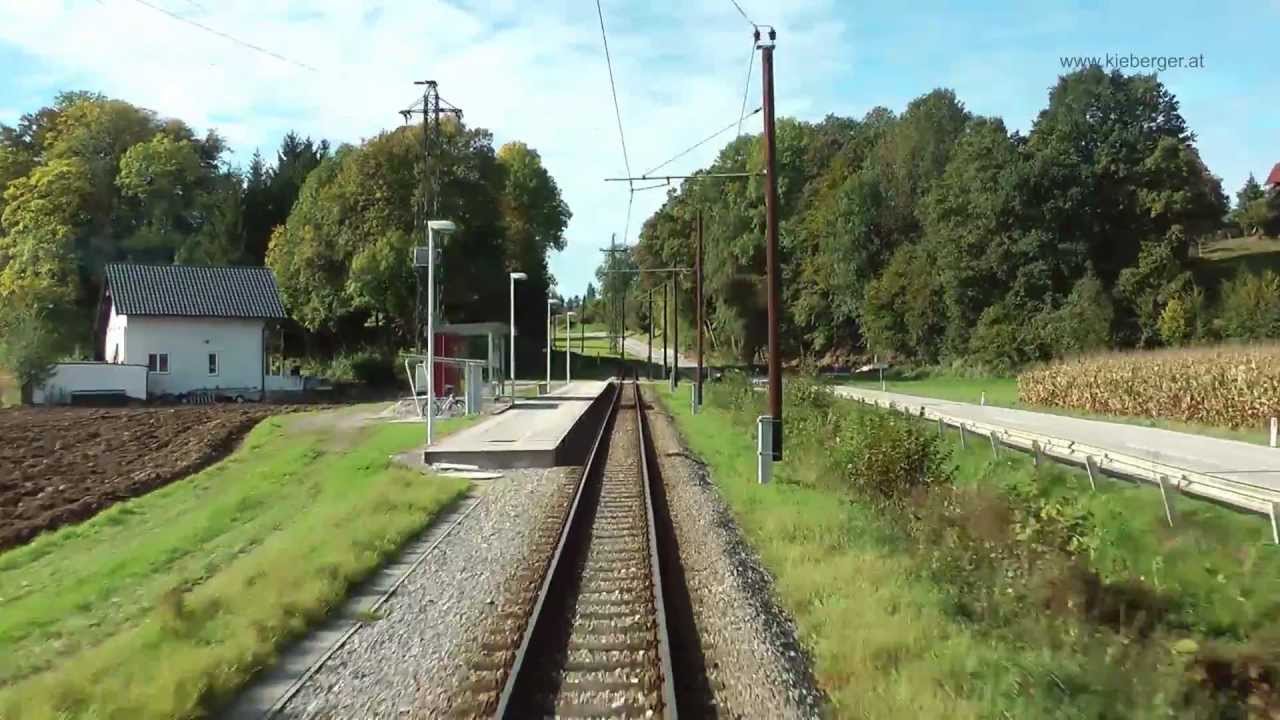Traunseebahn - Führerstandsmitfahrt - Vorchdorf nach Gmunden Seebahnhof