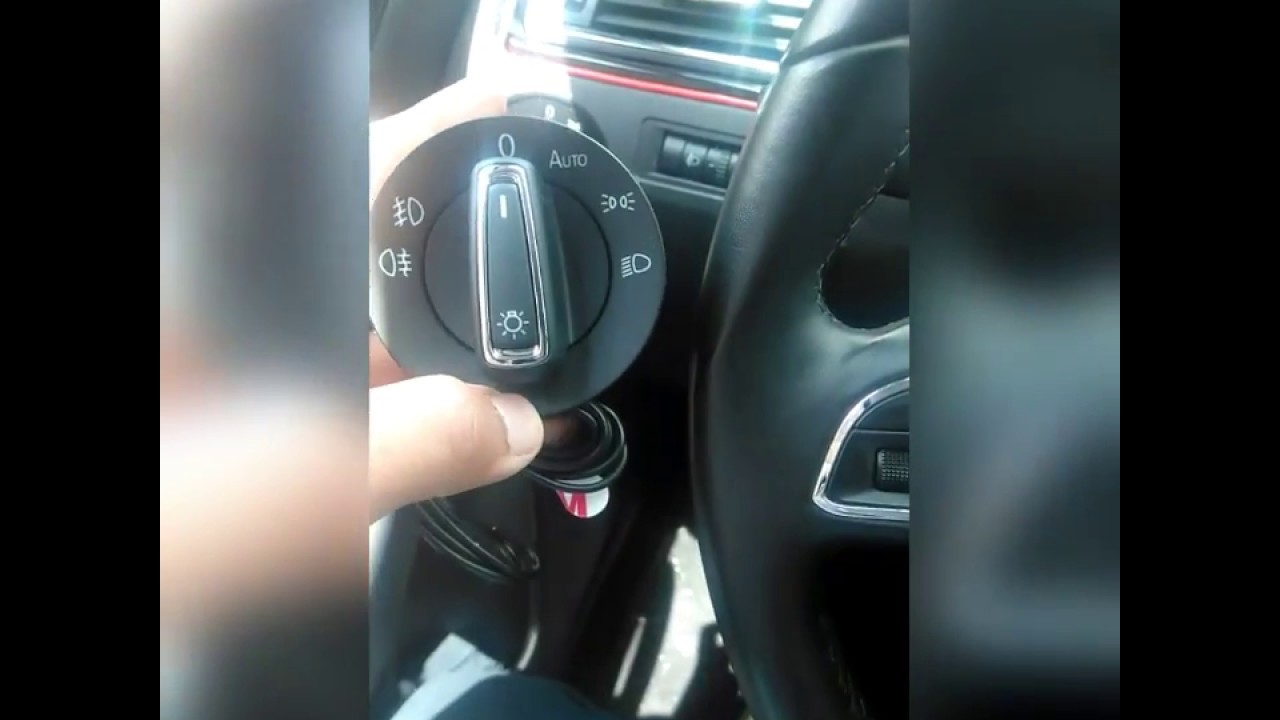 Como instalar  Switch de luces automaticas en SEAT (toledo, ibiza) y VW (vento, gol, polo, golf)