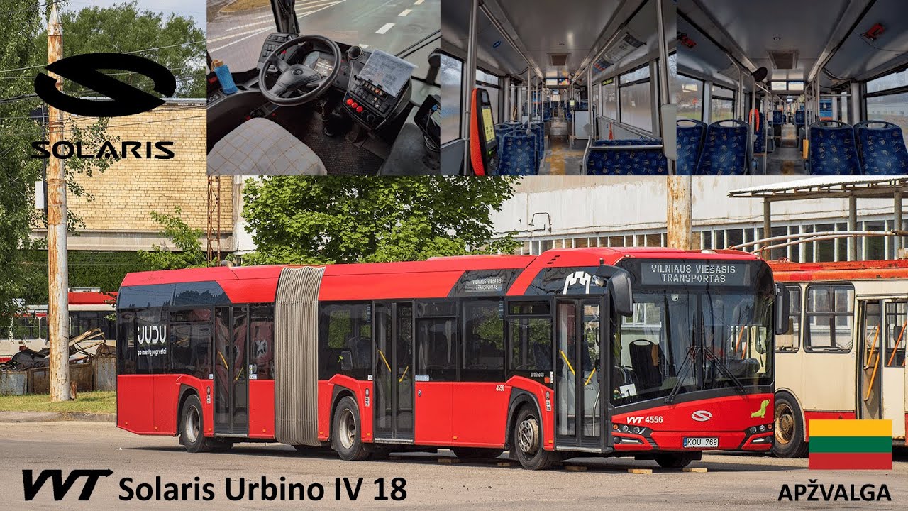 Solaris Urbino IV 18 Apžvalga, Instrukcija [ LT 🇱🇹 ]