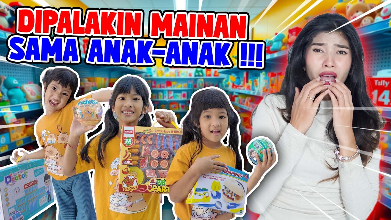 MAMI DIPALAK MAINAN SAMA DISTA DOMINIQUE DARLEEN!! SEMUANYA NGERENGEK MINTA MAINAN #viralvideo