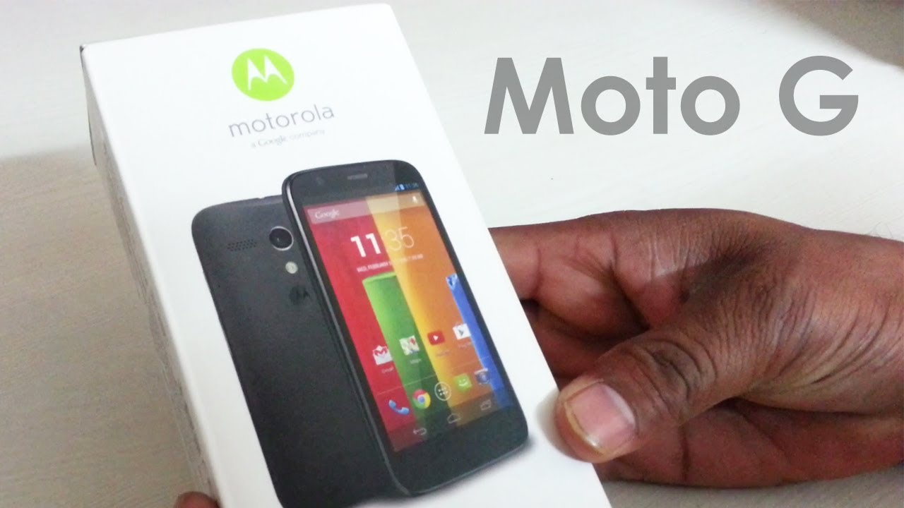Unboxing - Motorola Moto G XT1033