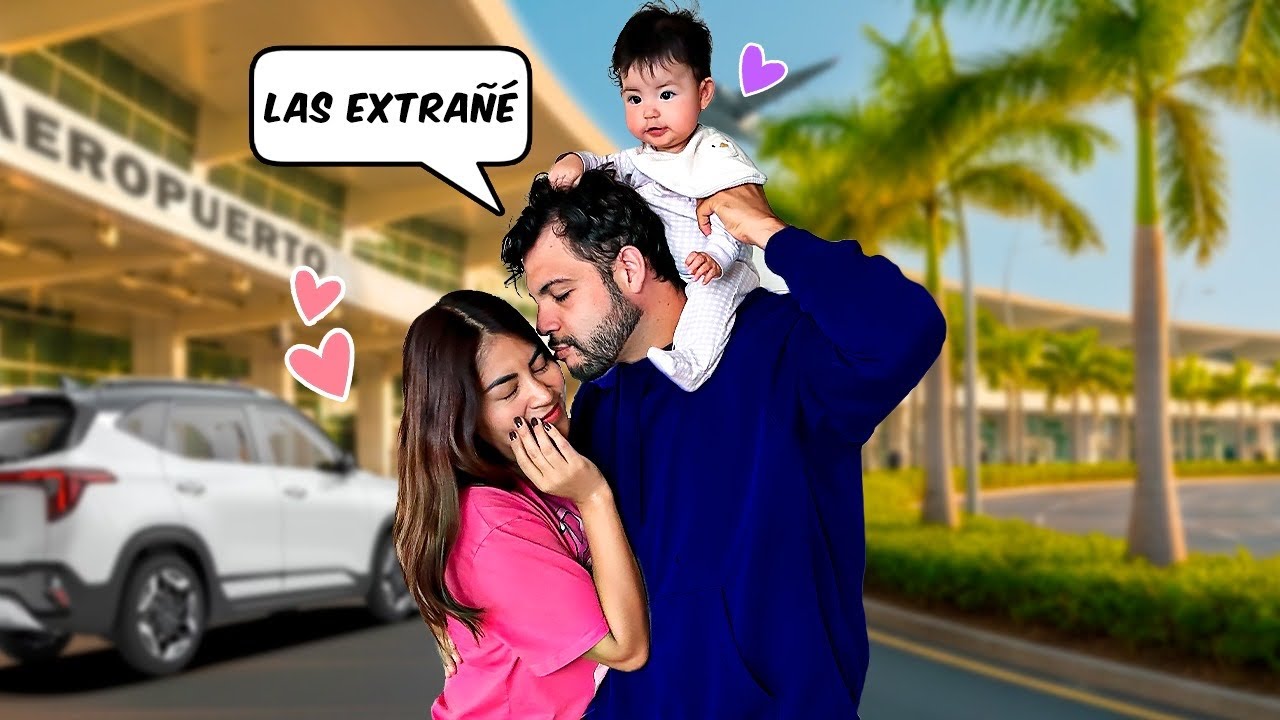 Mi familia me sorprende en ESTADOS UNIDOS! 🥹 ¡Una semana sin vernos! 💔
