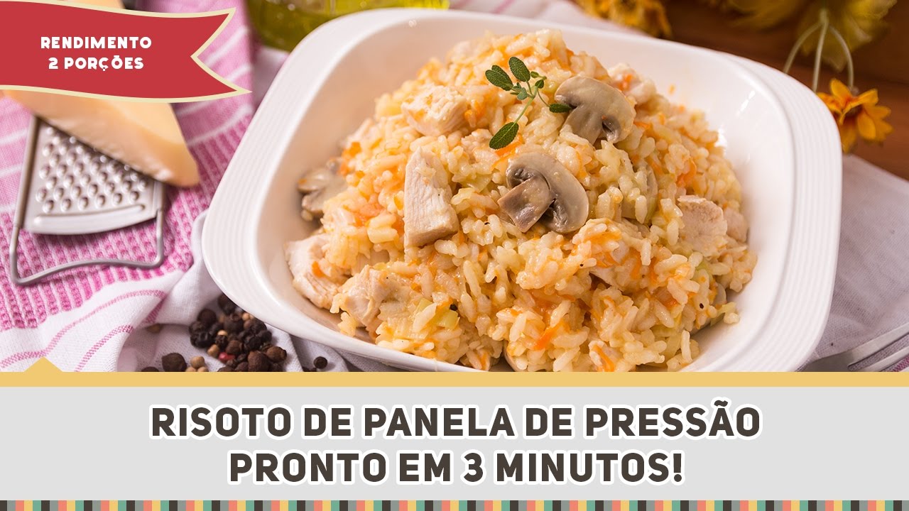 Risoto de Panela de Pressão - Receitas de Minuto #280