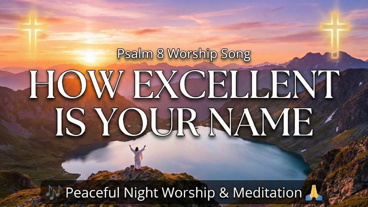 Psalm 8 Worship Song | How Excellent Is Your Name | Peaceful Night Worship & Meditation