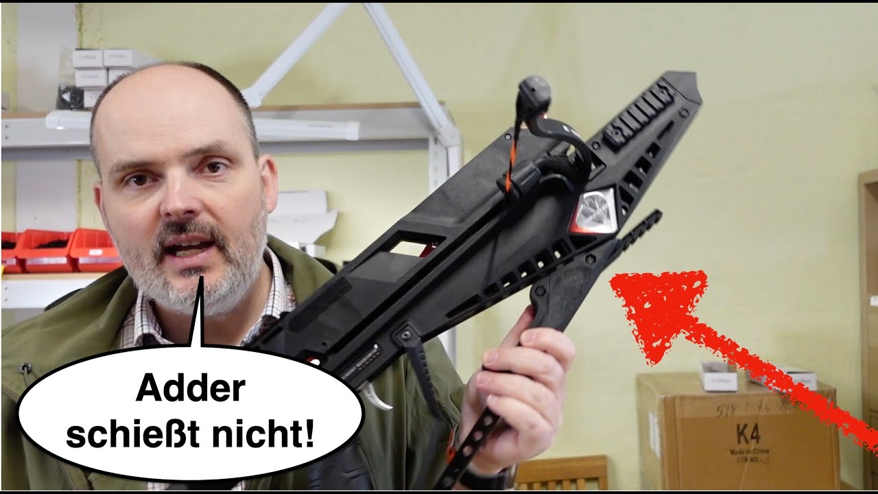 Die EK Adder Armbrust schießt nicht!! Reini reagiert auf Reklamation