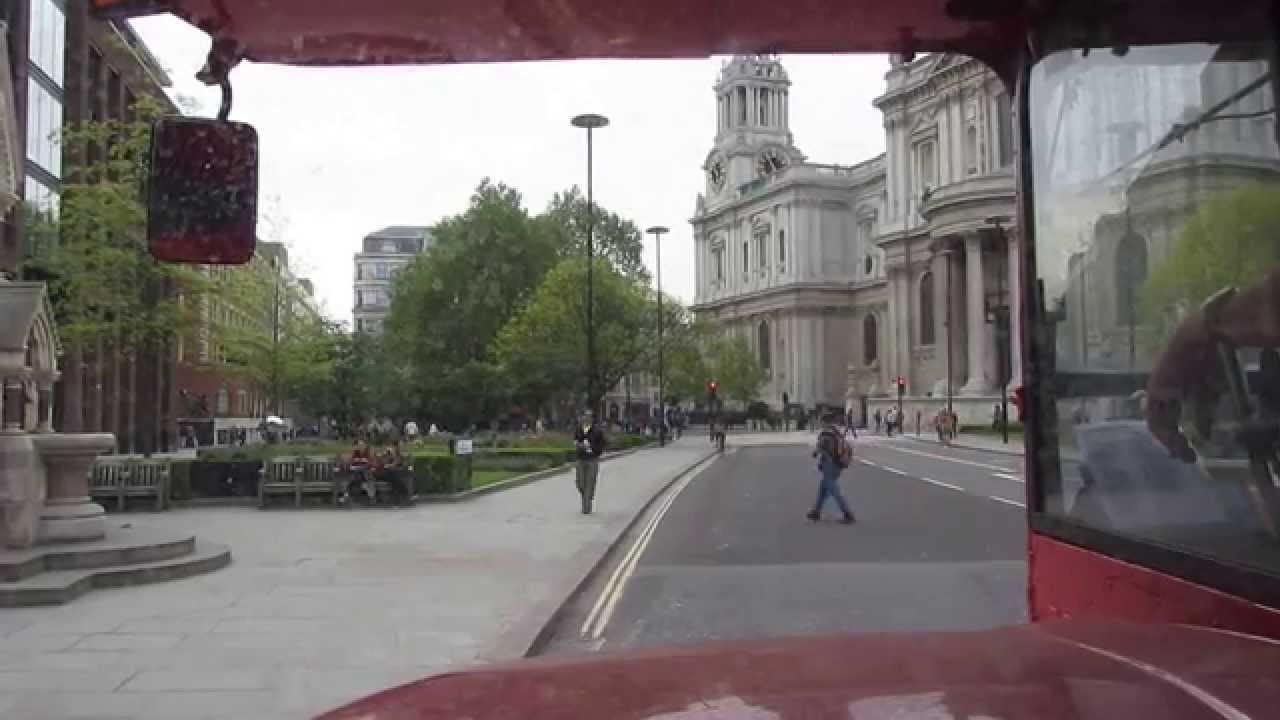 Bus ride from the Tower of London on AEC-engined Routemaster ride - RML903 (WLT 903)
