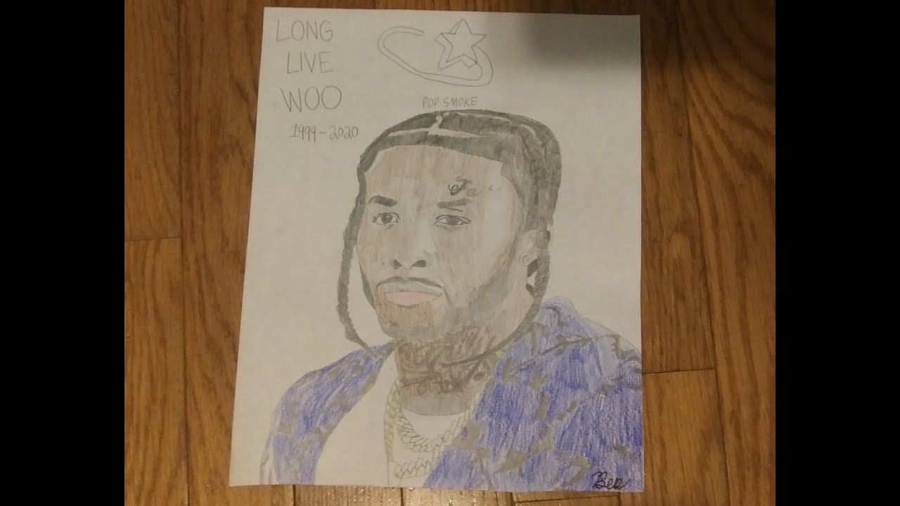 Pop Smoke Drawing Time-lapse