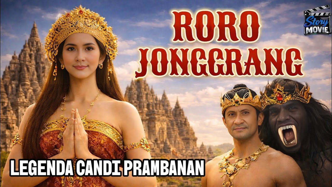 Roro Jonggrang|Legenda Nusantara Candi Prambanan|Short Film AI