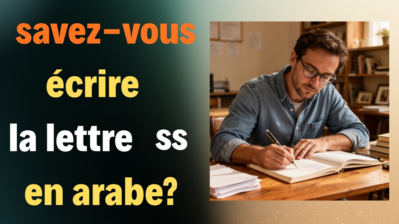 savez vous écrire la lettre ss en arabe?