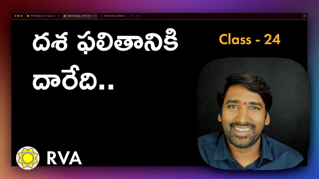 Planetary Rules, Dasha & House Analysis | Vignana Astrology Course | Learn Astrology in Telugu