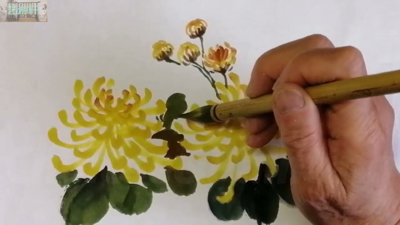 国画教学合集: 10 菊花 /review Chrysanthemum ‖Chinese Painting(2023)