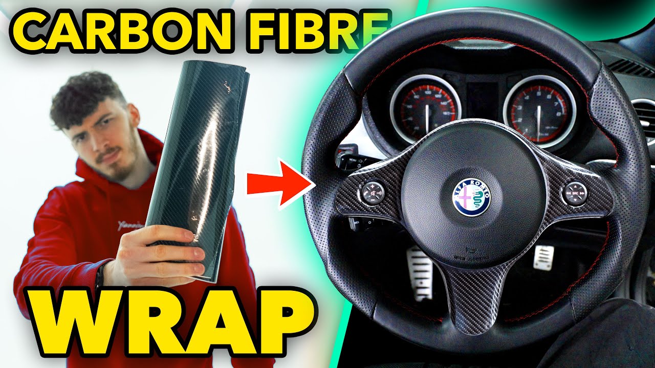 GLOSS CARBON FIBRE INTERIOR WRAP ON A BUDGET - MODIFYING AN ALFA ROMEO 159 | PT2