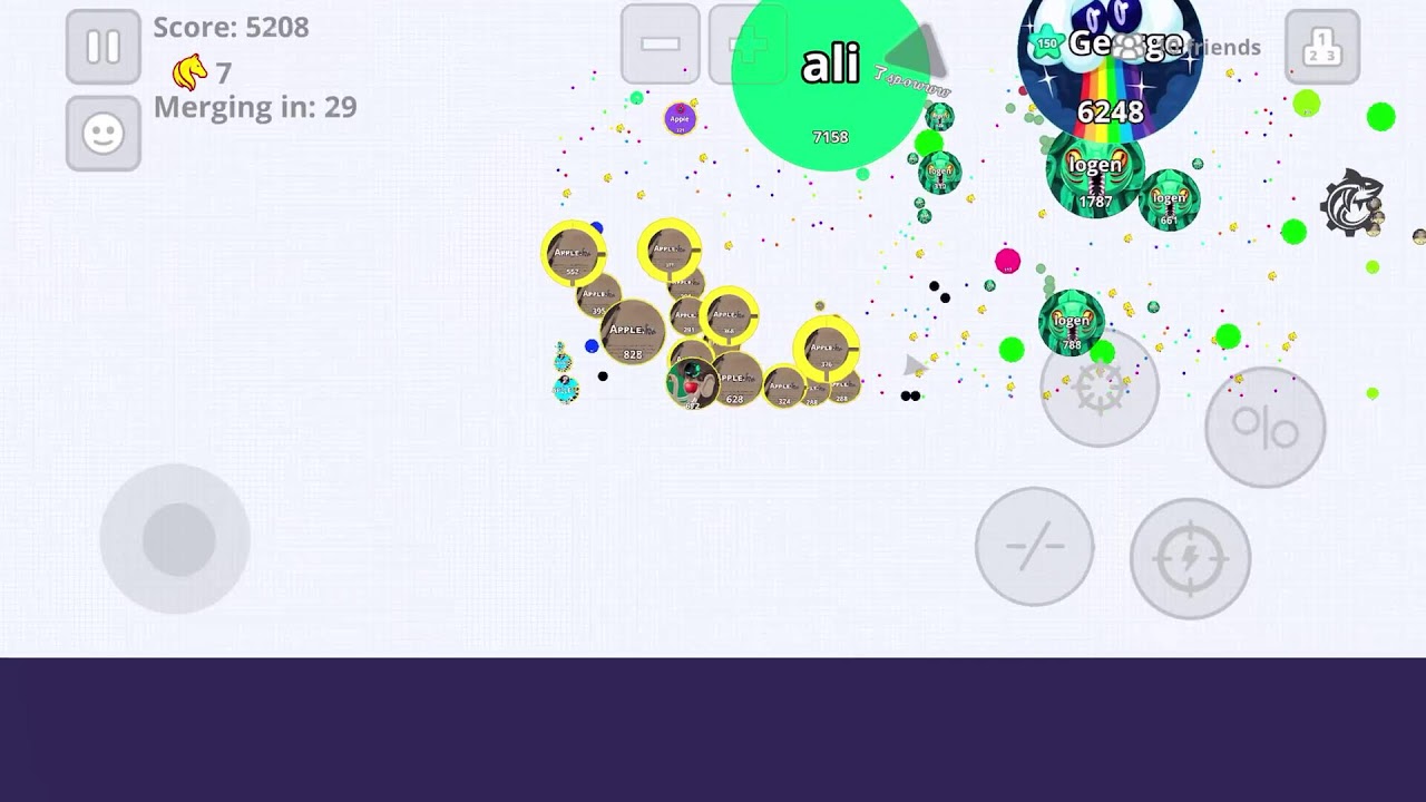 ⛔Agar.io Server⛔ Agario on Mobile with #bots  #AppleAgarLive #Live #Agario #giveaway #100