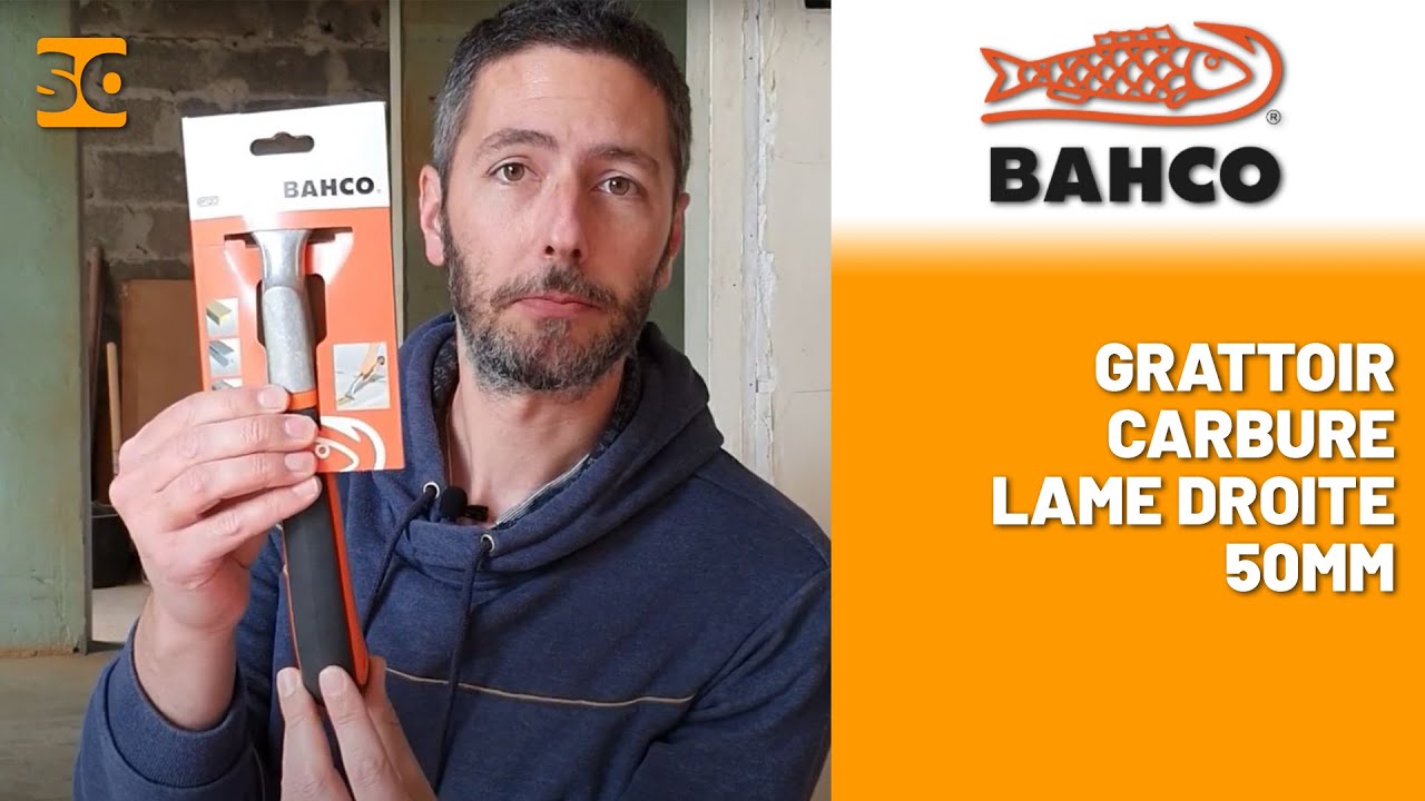 L'utilit&eacute; du Grattoir carbure lame droite 50mm - BAHCO !