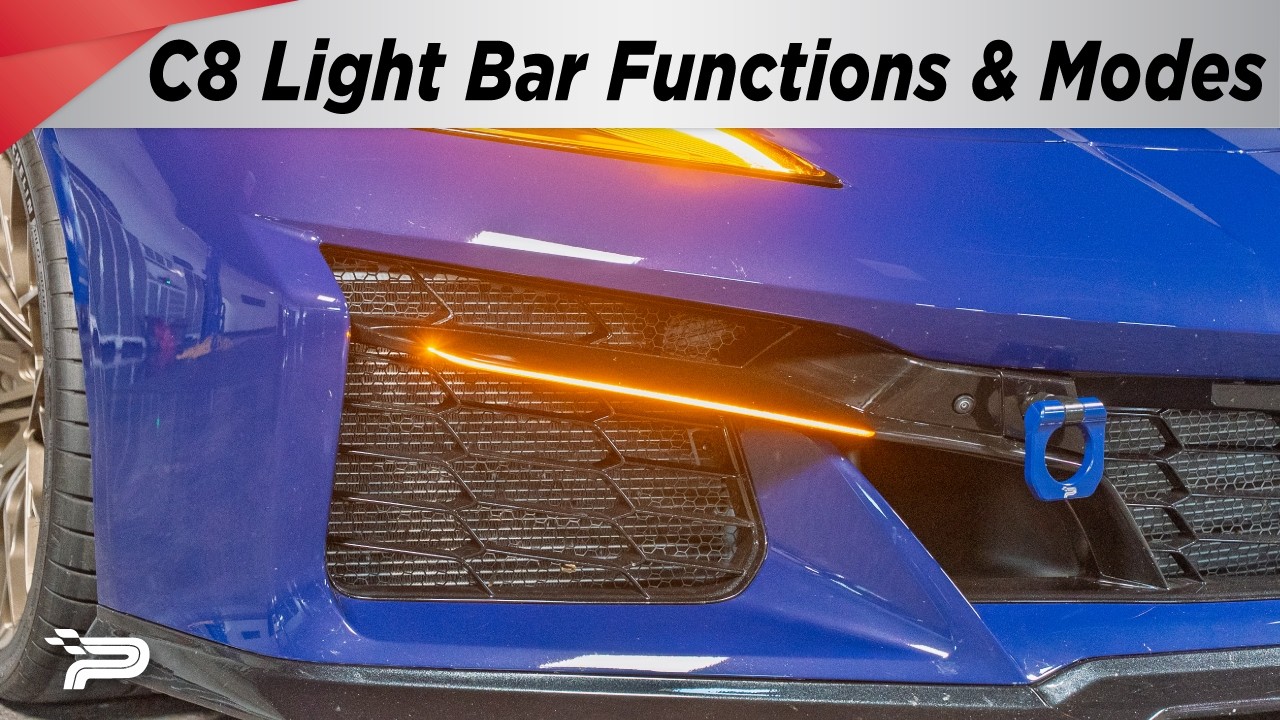 C8 Wide Body Light Bar Functions & Features - Paragon Performance