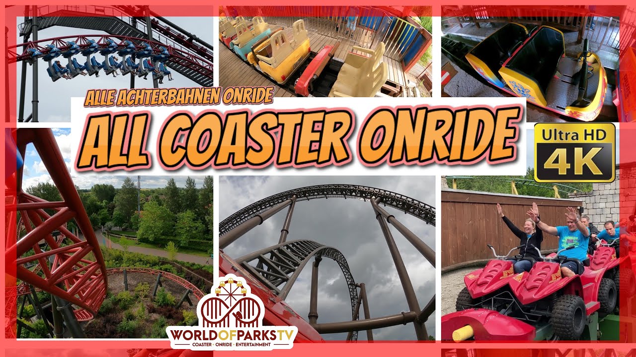 Djurs Sommerland - All Rollercoasters (Onride POV) Djurs Sommerland Alle Achterbahnen – Juvelen