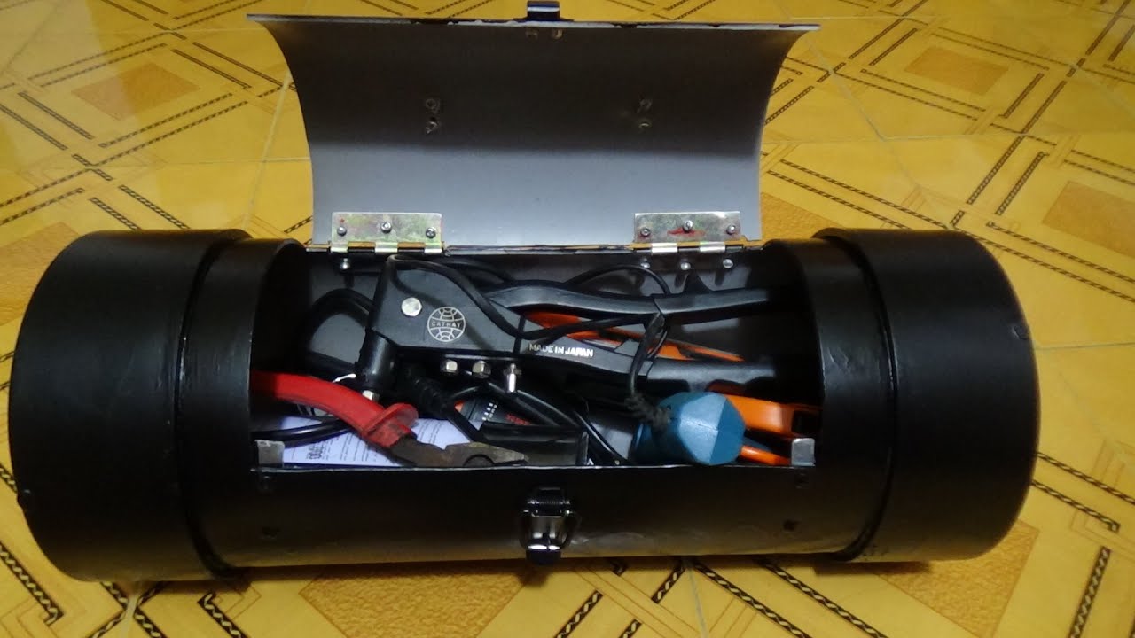 Tự làm hộp đựng đồ nghề bằng pvc ai cũng làm được