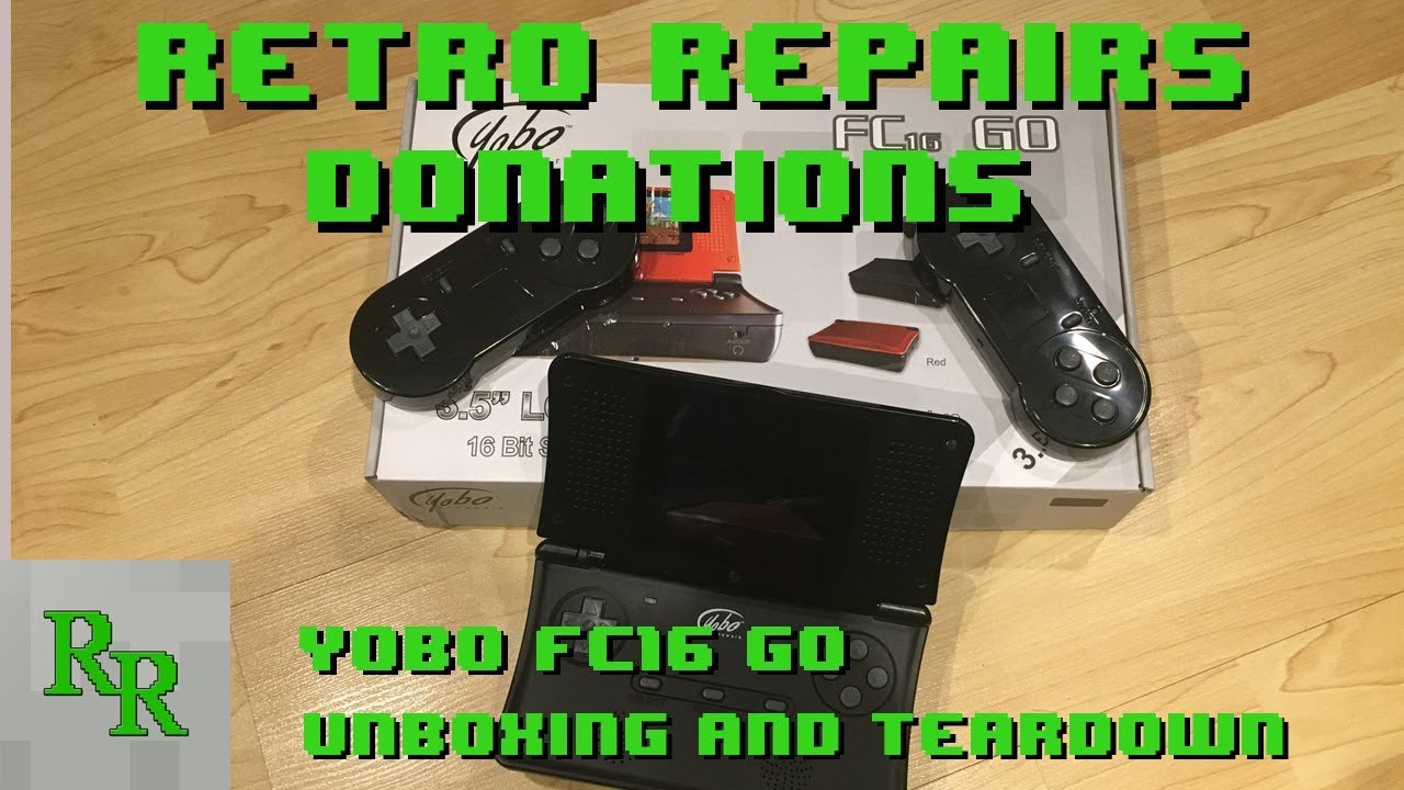 SNES Handheld - Yobo FC16 Go Unboxing and Teardown - Retro Repairs Viewer Donation