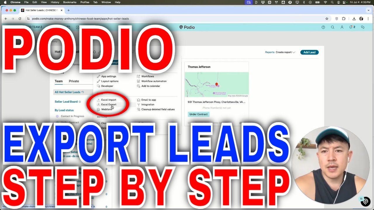 ✅  How To Download Export Leads From Podio🔴
