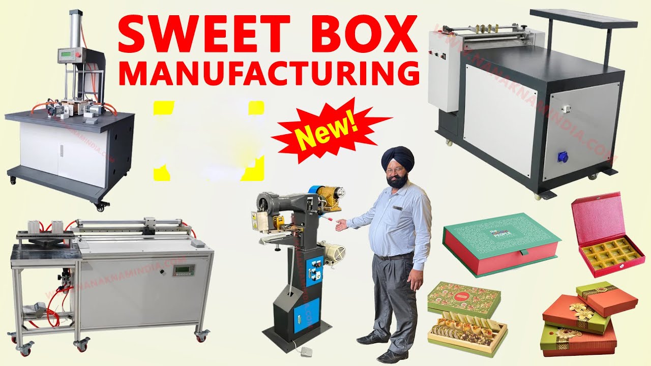 Full Automatic Sweet Box Making Machine 😍👌 | Sweet Box Making Machine Price, M: 9814312452, Cake Box