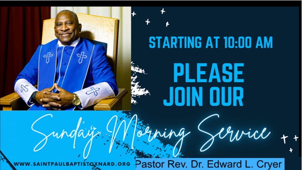 Sunday,  Morning Worship: February 15, 2026 Senior Pastor Dr. Rev Edward L. Cryer