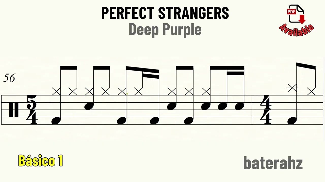 Perfect strangers - Deep Purple | DRUMSCORE Sheet music