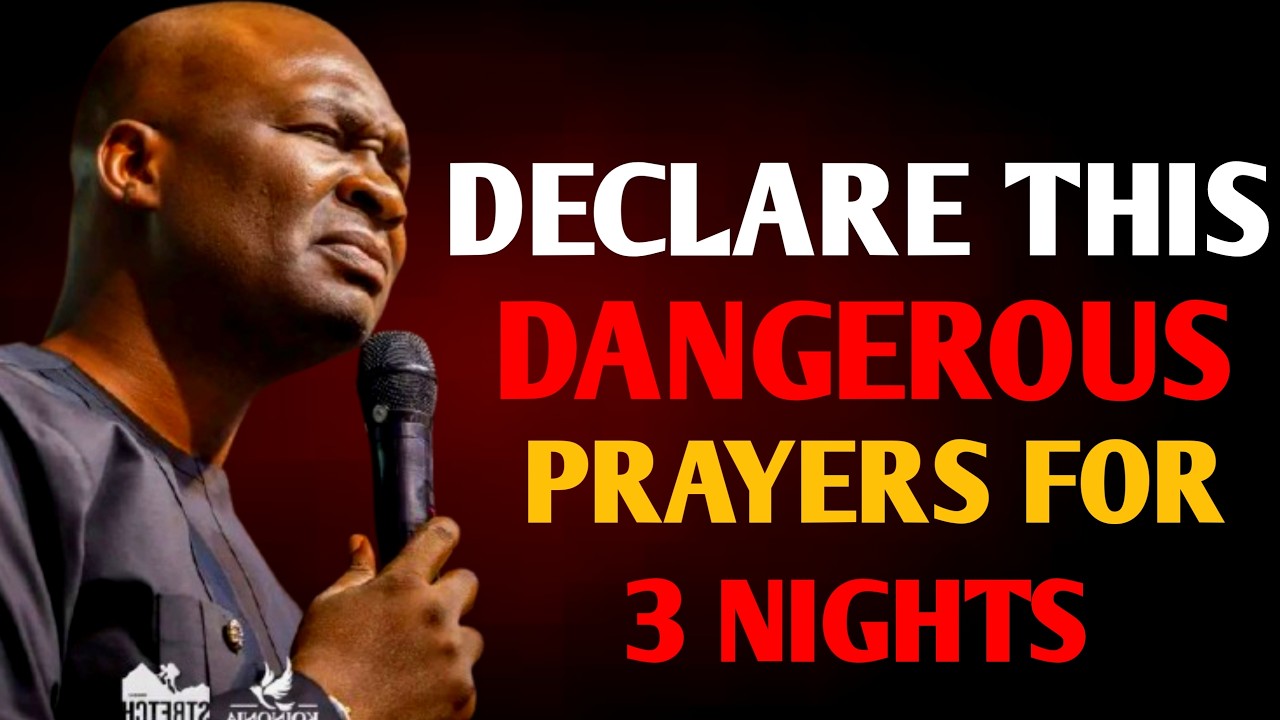 DECLARE THIS DANGEROUS PRAYERS AT NIGHT AND SEE HOW ANSWERS -APOSTLE JOSHUA SELMAN