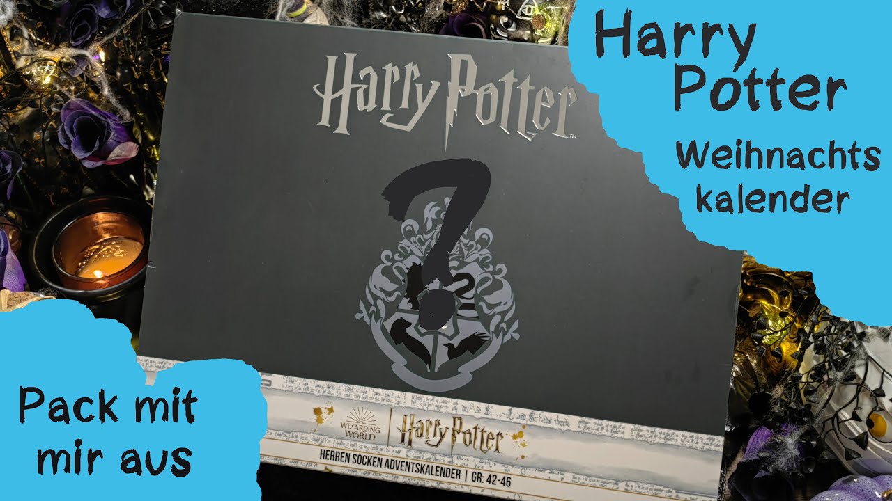 👜🛒Ich packe aus - Harry Potter #adventskalender 2023 -  Socken 📅🎨 #unboxing #auspacken