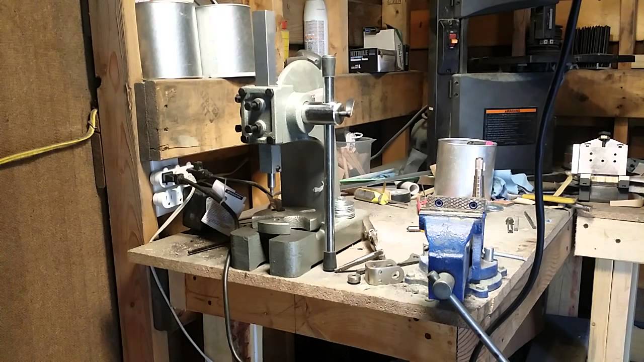 Knife Making Tip. Arbor Press for kydex rivets.