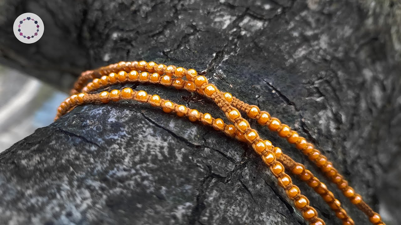 Beaded Wrap Bracelet Tutorial - DIY Micro Macrame Bracelet